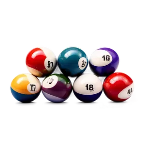 High-quality Pool Balls Png Jee PNG Image