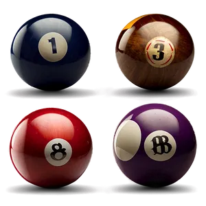 High-quality Pool Balls Png Wbv PNG Image