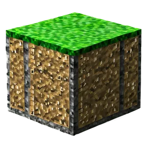 High-resolution Minecraft Grass Block Png 05252024 PNG Image