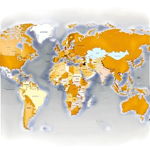 High Resolution World Map Vector Png 57 PNG Image