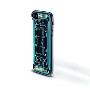 High Tech Circuit Phone Case Png 06122024 PNG Image