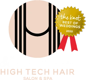 High Tech Hair Salon Award Logo PNG Image