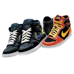 High-top Sneaker Heaven Png Saq PNG Image