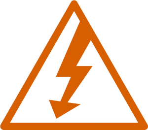 High Voltage Warning Sign PNG Image