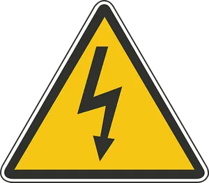 High Voltage Warning Sign PNG Image