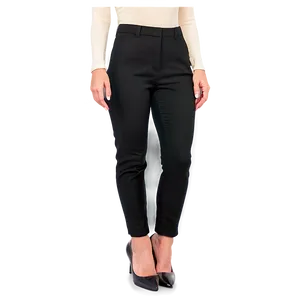 High Waisted Black Pants Png 50 PNG Image