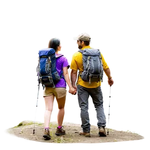 Hiking Couple Adventure Png Jar23 PNG Image