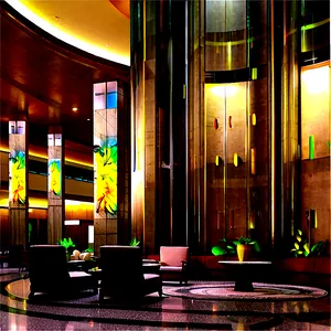 Hilton Hotel Lobby Art Png Vnd PNG Image