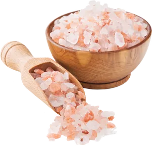 Himalayan Salt Crystals Bowl Scoop PNG