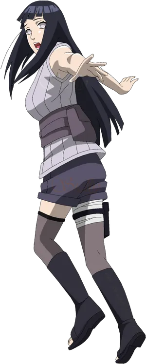 Hinata Hyuga Naruto Anime Character PNG Image