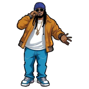 Hip Hop Thug Art Png Ias PNG Image