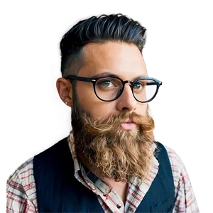 Hipster Beard Fashion Png Agx92 PNG Image