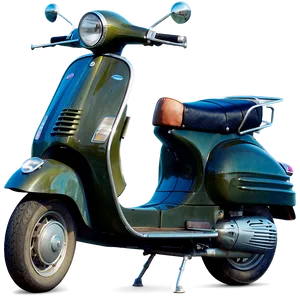 Hipster Vespa With Accessories Png Vju99 PNG Image