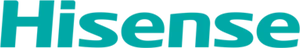 Hisense Logo Teal Background PNG Image