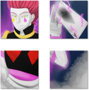 Hisoka Mysterious Magician Collage.jpg PNG Image