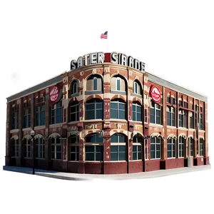 Historic Baseball Stadium Facade Png Eqs31 PNG Image