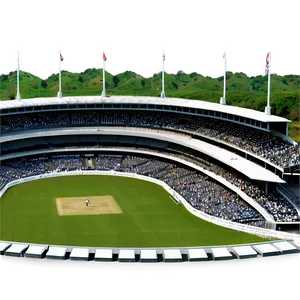 Historic Cricket Stadium Png 06122024 PNG Image