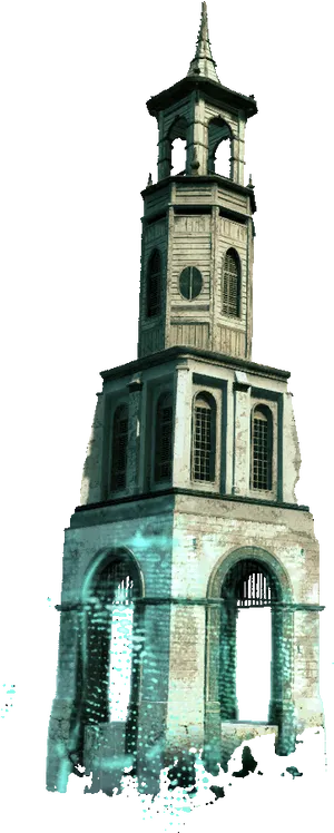Historic Tower Digital Rendering PNG