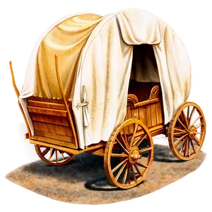 Historical Covered Wagon Image Png Gck PNG Image