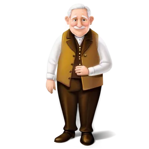 Historical Figure Cartoon Character Png 06122024 PNG Image