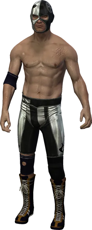 Hitman_ Wrestler_ Costume PNG Image