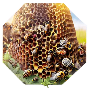 Hive In A Summer Field Png Ovl44 PNG Image