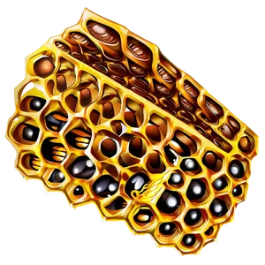 Hive With Honeycomb Png Hwk PNG Image