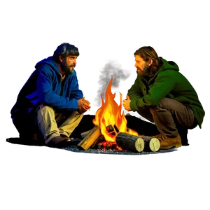 Hobo Campfire Scene Png 24 PNG Image