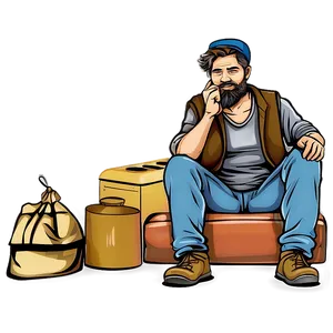 Hobo Lifestyle Vector Png Jjg83 PNG Image