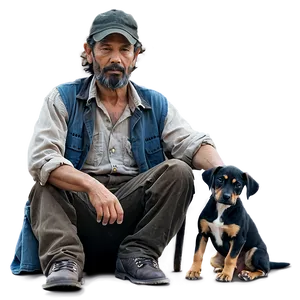 Hobo With Dog Companion Png 06242024 PNG Image