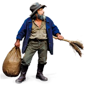 Hobo With Stick And Bundle Png Uwf84 PNG Image