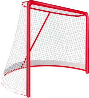 Hockey Goal Net Isolated PNG Image