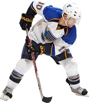 Hockey_ Player_ In_ Action.png PNG