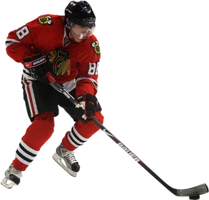 Hockey_ Player_ In_ Action.png PNG