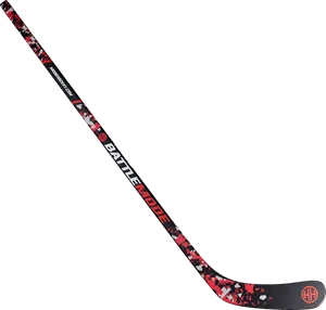 Hockey Stick Battle Mode Design PNG Image