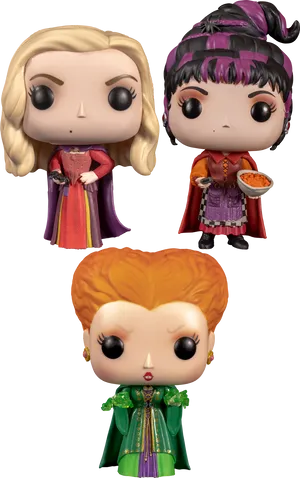 Hocus Pocus Funko Pop Figures PNG Image