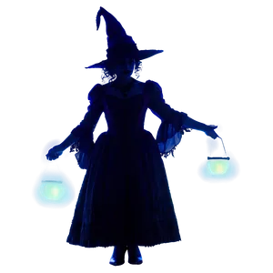 Hocus Pocus Witch Silhouette Png Eta40 PNG Image