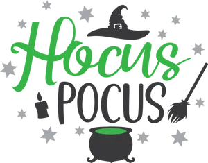 Hocus Pocus Witchy Elements PNG Image