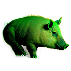 Hog Silhouette Png Cho PNG Image