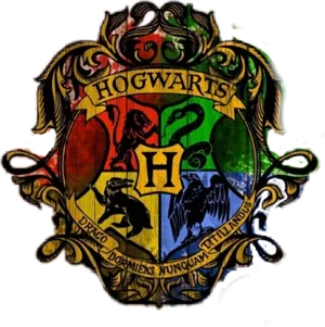 Hogwarts Crest Colorful Emblem PNG Image