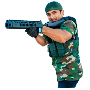 Holding Gun Png 56 PNG Image