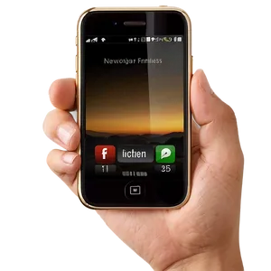 Holding Phone Png Mpo PNG Image