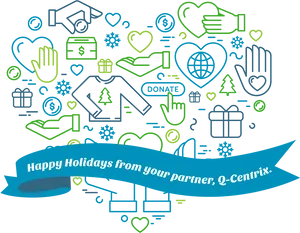 Holiday Greetings Charity Theme Q Centrix PNG