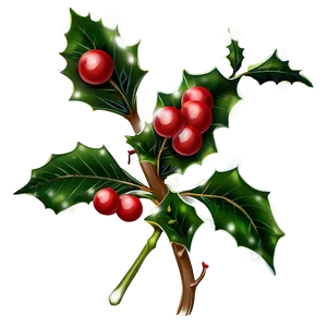 Holiday Holly Png Qgq93 PNG Image