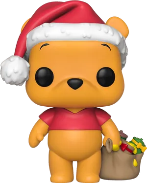 Holiday Pooh Funko Pop PNG Image