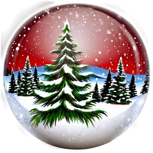 Holiday Snow Globe Png 1 PNG Image