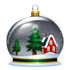 Holiday Snow Globe Png Dgw PNG Image