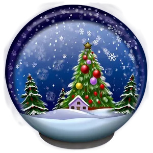 Holiday Snow Globe Png Wxs PNG Image