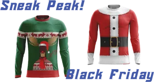 Holiday Sweaters Black Friday Sneak Peek PNG Image