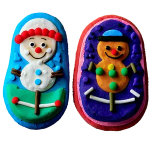 Holiday Themed Playdough Png Hyv88 PNG Image